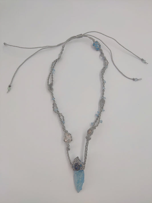 Gem Stone Necklace Handmade